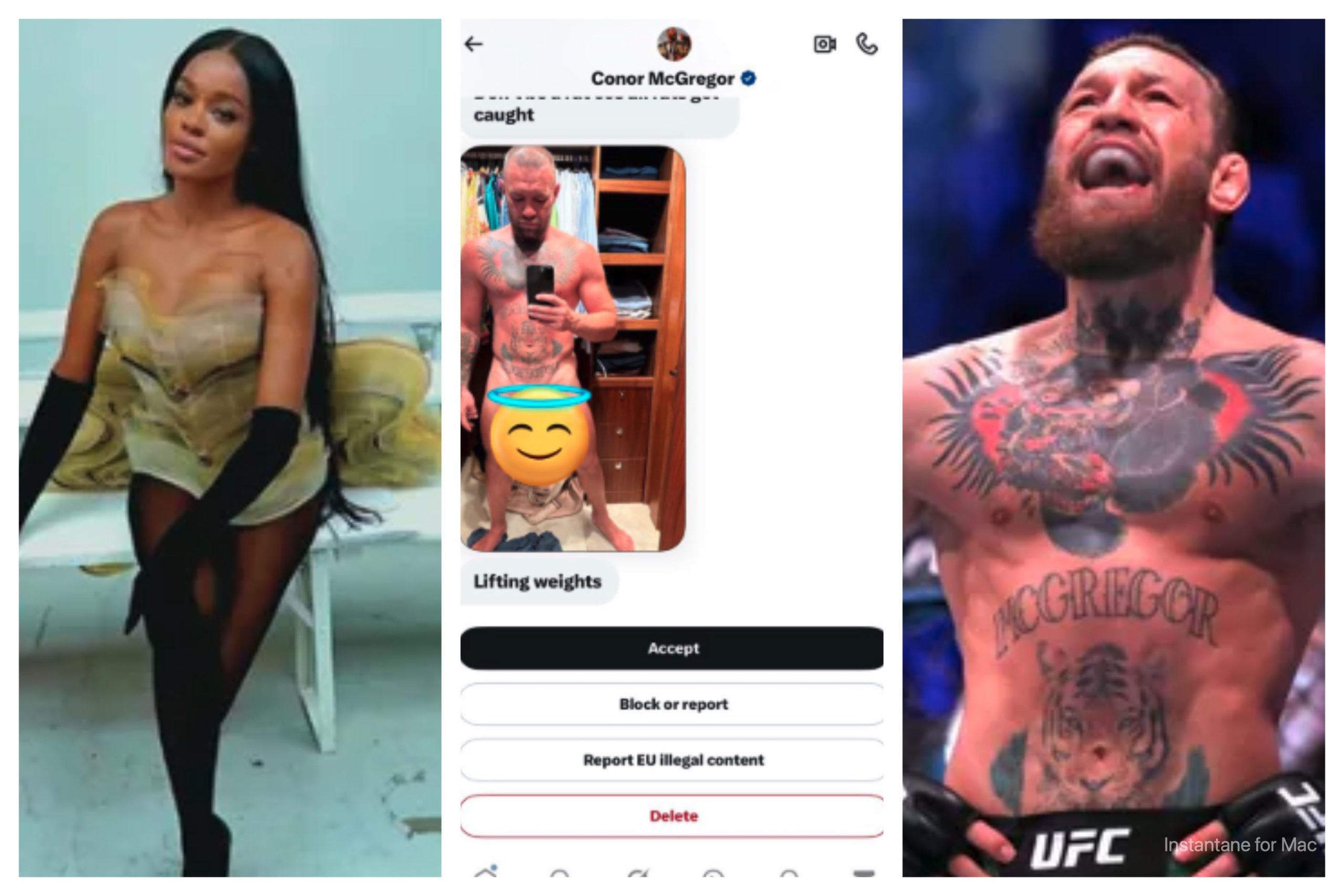 Azealia Banks Leaks Popular MMA Fighter Conor McGregor D!ck$ Nude In Her DMs